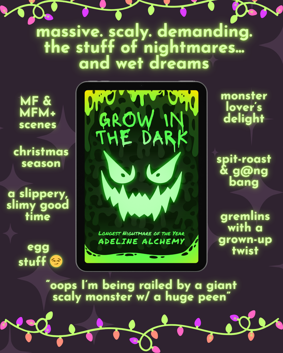 Grow in the Dark: Longest Nightmare of the Year by Adeline Alchemy